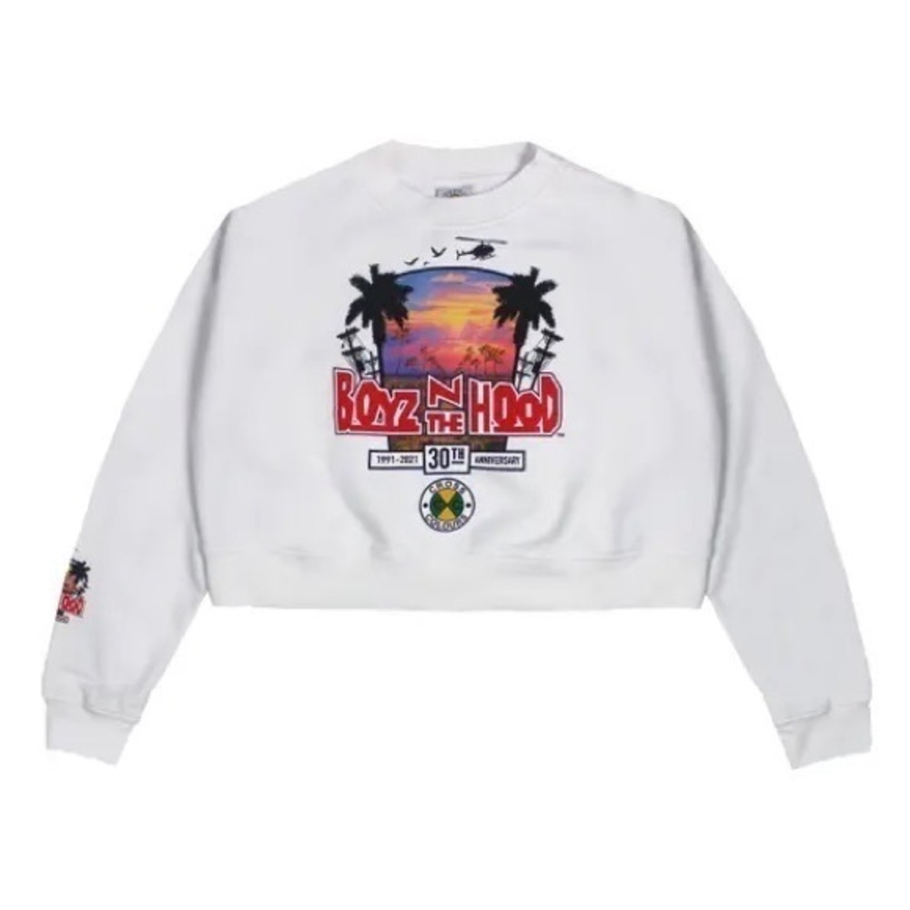 Cross Colours Boyz N The Hood Crop Sweatshirt